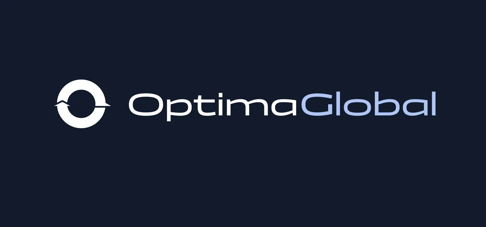 Optima Global logo on navy