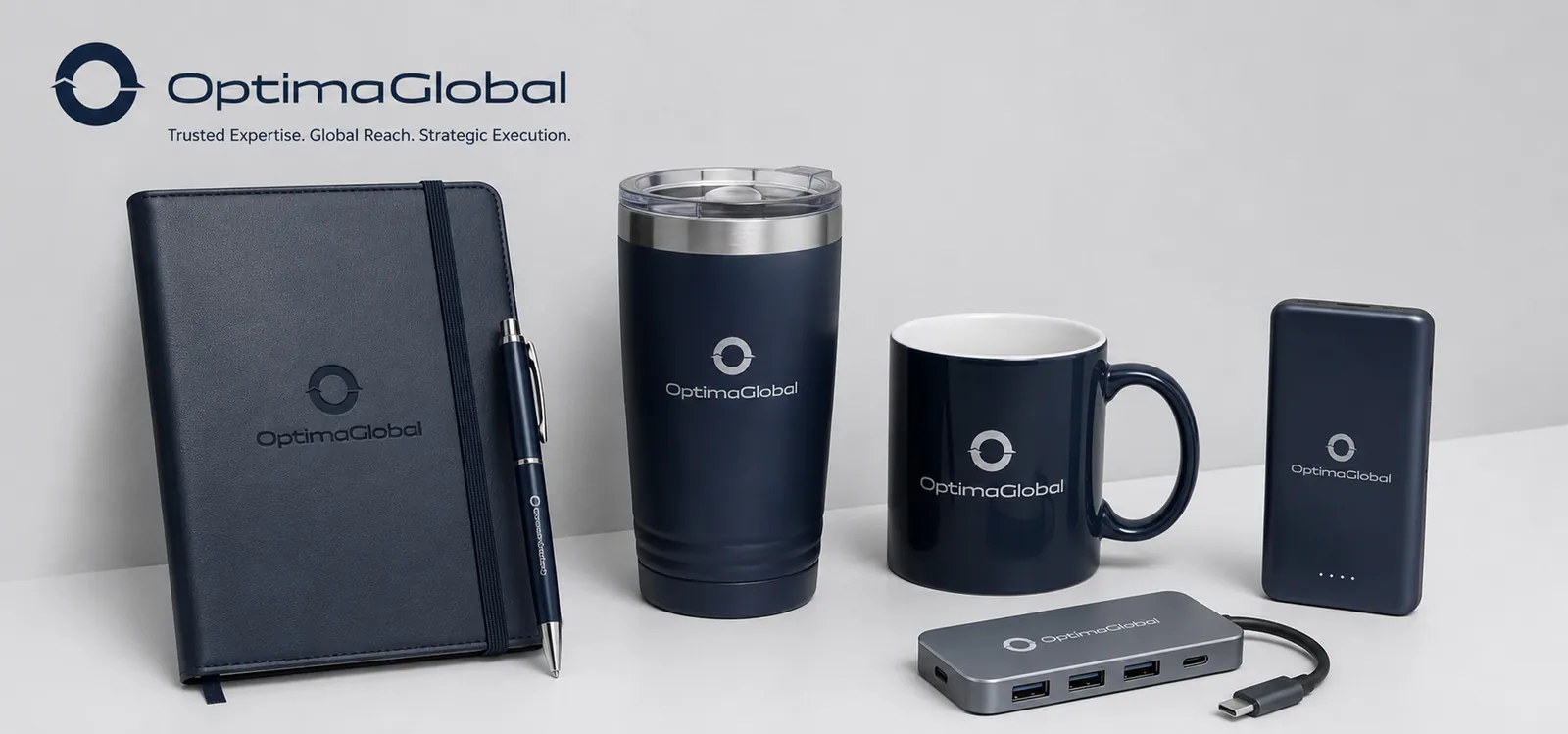 Optima Global promotional materials