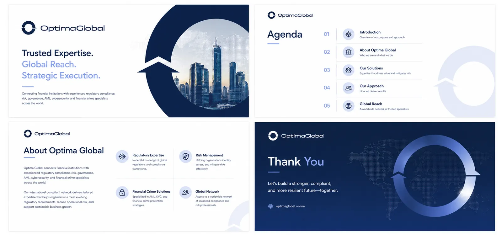 Optima Global presentation slides